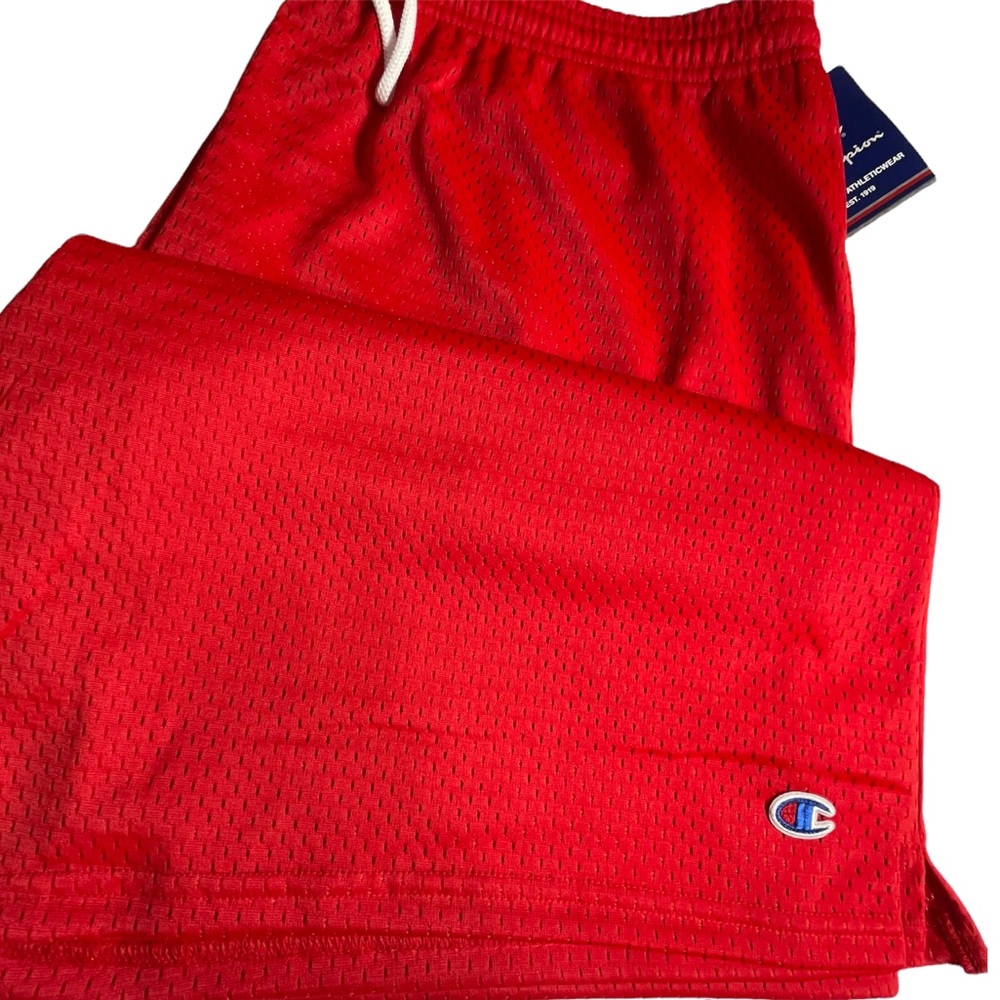 Champion Mens Athletic Performance Training Lightweight Mesh Shorts Crimson XXL